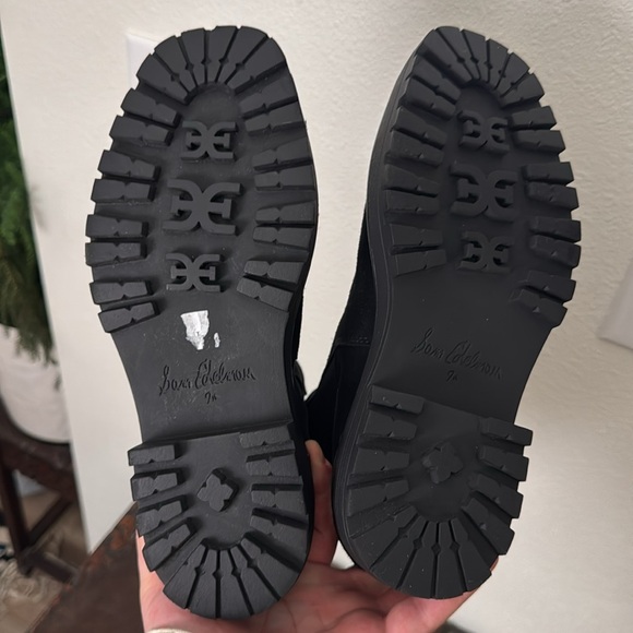 Sam Edelman Jazmine Chelsea Boot in Black Suede - Picture 12 of 14